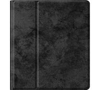 ZERODAMAGE SAHARA CASE SaharaCase Leather Bi-Fold Folio Case for Remarkable 2 (2023) [Shockproof Bumper] Rugged Protection Antislip Foldable Kickstand with Stylus Holder (Black)