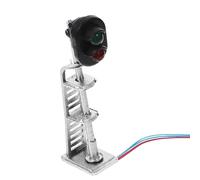 Zerodeko 1:87 Scale Metal and Abs Mini Traffic Signal Light Model for Sand Table Diy, Easy to Operate and Sturdy Simulation Signal, Mini Landscape Decor for Model Railways