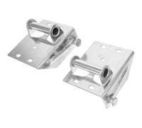 Zerodeko 1 Pair Garage Door Lifting Roller Brackets Hardware Replacement Parts with Lower Support for Residential Garage Door Installation