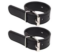 Zerodeko 1 Pair of Bike Basket Straps for Bicycle Front Basket, Adjustable Design with Solid Installation, Made of Sturdy Pu and Aluminium Alloy, Convenient for Secure Cycling