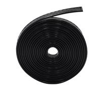 Zerodeko 1 Roll Black Pu Leather Strap Roll for DIY Bag Material and Waist Belt, Wear-Resistant and Free to Cut, for Bag Decor and Dressmaking Accessories