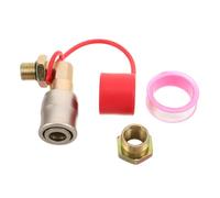 Zerodeko 1 Set Truck Air Compressor Coupler Valve - Air Outlet Adapter | 90-Degree Elbow Quick Connect Fitting - High Pressure Blower Accessories for Vehicle