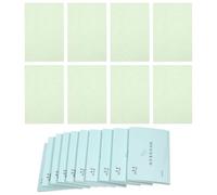 Zerodeko 10 Boxes Ultra Thin Oil Absorbing Paper Sheets for Face and Skin Care, Instantly Absorb Oil the Nose and T-Zone, Natural Green Blotting Tissues for Men and Women