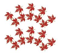 Zerodeko 10 Pairs Detachable Alloy Waist Clips with Stylish Maple Leaf Design Adjustable No-sew Pant Waist Tightener Button for Jeans Skirts and Sleeves Easy Fit for Loose Waistbands