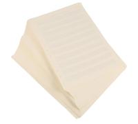Zerodeko 100 Sheets White Loose Leaf Manuscript Paper Refill with 3mm Spacing and 10 Rows, Ink Will Not Soak and Not Easy to Break, for Students and Staff Music Notebooks