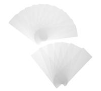 Zerodeko 100pcs Adhesive Tape Holder Washi Tape Sample Holder 5.91x1.97inch Scratch Resistant Portable Design PVC High Strength Materials