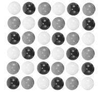 Zerodeko 100Pcs Decorative Ocean Ball Pit Balls for Round Grey Black and White Party Game Props for Swimming Pools Tents Trampolines Indoor Outdoor Play