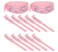 Zerodeko 100pcs Id Wristbands for Recognition Made of Comfortable Pp Synthesized Paper, Highly Visible and Sl esign Suitable for Medical Facilities and Age Groups