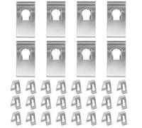 Zerodeko 100pcs Metal Photo Frame Backing Clips V Shaped Spring Turn Buttons with Smooth Surface for Office and DIY Framing Projects Compatible with Back Panels and Prints