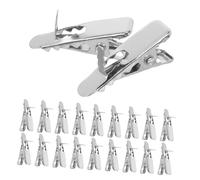 Zerodeko 100pcs Mini Alligator Clips for Christmas Tree Ornament Decoration Versatile Flower Wreath Clips for Crafts and Holiday Decor for Year Floral Arrangements