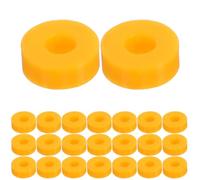 Zerodeko 100pcs Mm Plastic Shaft Sleeve for Axle and Straight Axle, Orange Colour Easy Installation and Smooth Transmission, for Remote Control and Model Building Activities