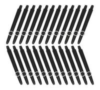 Zerodeko 100pcs Nylon Shafts for Steel Tip Darts with Standard Threading, Convenient to Carry Black Dart Shafts Accessories Suitable for Playing Indoors by Amateurs and Professionals