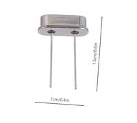 Zerodeko 100Pcs Passive Quartz Crystal Oscillator Dip Quartz Resonator Kit for Electronic Timing and Remote Controller Accessories Replacement