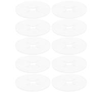 Zerodeko 100Pcs Peg Hook Stopper Reusable Pegboard Hook Lock Store Supply Pegboard Clips for Hanging Display Fastener 1-Inch Plastic Accessory for Retail Shelves