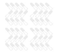Zerodeko 100pcs Plastic Wire Seal Lock Tags with Metal Wire, Disposable Anti-Tamper Padlocks, Integrated Sealing Solution for Sample Tagging and Luggage Security