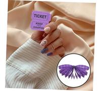 Zerodeko 100pcs Purple Raffle Tickets for Parties and Events Lottery Tickets with Consecutive Numbers Convenient for Activity Participation and Prize Drawings