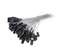 Zerodeko 100pcs Security Cable Seals with Steel Wire for Truck Trailers and Oil Tanks Shipping Tags Black Packaging Seals for Cargo and Container Logistics