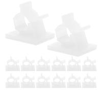 Zerodeko 100pcs Self Adhesive Cable Clips Wire Management Holders with Adjustable Locking Design, Plastic Material, Leaves No Traces, for Home, Office and Car Cable Organisation