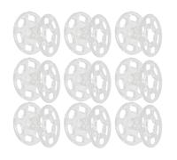 Zerodeko 100pcs Shirt Buttons Coat Snaps Buttons Invisible Snaps Resin Fasteners Not Easy to Get Rusty Unique Design Sewing DIY Accessories 0.59x0.59x0.2 Inch