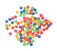 Zerodeko 100pcs Small Colored Counting Balls for Solid Probability Learning Balls Lightweight Math Teaching Tools with Smooth Surface and Rounded Edges Multi Color for Educational Use