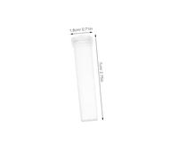 Zerodeko 100pcs Transparent Floral Water Tubes with Hydration Design for Flower Arrangements Portable Propagation Vases for Weddings Office Home and Fresh Bouquet Preservation