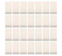 Zerodeko 100pcs Wedding Napkins: Disposable Guest Towels with Decorative Silver Trim- for Bathroom Paper Kitchen Table Setting Hand Towels