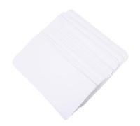 Zerodeko 100pcs White Paper Money Storage Envelopes for Cash and Term Papers Thickened Envelopes Not Easy to Tear Or Break Suitable for School and Train Use