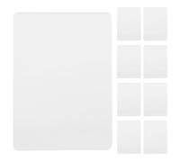 Zerodeko 100sheets Transparent Laminating Sheets PVC Film Photo Protective Films Clear Thermal Laminating Pouches Stain-Resistant for Document and Picture Preservation