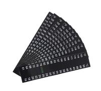 Zerodeko 10pcs Adhesive Temperature Strip Adhesive Strip 16-50°c Pet Lcd 11.50x2.00x0.10cm for Fermentation Jar and Jars Home Brewing Travel