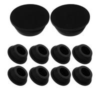 Zerodeko 10pcs Air Conditioner Drain Stoppers 20mm Rubber Plugs for Outdoor Unit, Elastic Drip Plugs Preventing Condensation Water Dripping, Practical Accessories for Ac Units