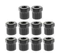 Zerodeko 10pcs Bicycle Cassette Removal Tool with Portable Abs Design for Hub and Crank Arm Maintenance, Black Bike Freewheel Remover Suitable for Mountain Bike Repair