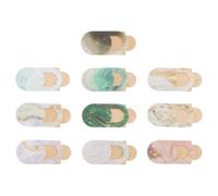 Zerodeko 10pcs Camera Cover Privacy Sticker Privacy Protective Cover Ultra-thin Marble Style Abs Material Adhesive Backing behind The Laptop Compatible USB Webcam and Laptop Random Style