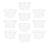Zerodeko 10pcs Clear Spider Feeding Cases Reptile Breeding Boxes Transparent Terrarium for Geckos Snakes Small Pets Climbing Habitat Enclosure with Spacious Observation Space