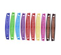 Zerodeko 10Pcs Colorful Decorative Hair Clips Lightweight Barrettes for Women Reusable Fashion Hair Accessories