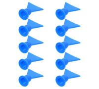 Zerodeko 10pcs Flat Wave Seam Sealer Nozzle 14.5mm Thread Hole Plastic Caulk Gun Tip for Pu Sealant and Glue with Precision Control and Stable Dispensing, for Door and Window Frame