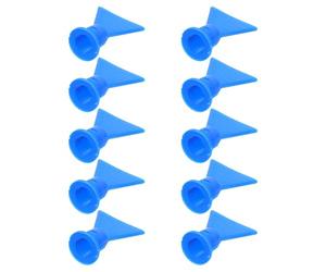Zerodeko 10pcs Flat Wave Seam Sealer Nozzle 14.5mm Thread Hole Plastic Caulk Gun Tip for Pu Sealant and Glue with Precision Control and Stable Dispensing, for Door and Window Frame