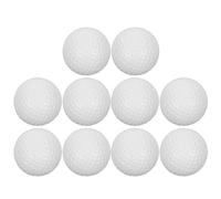 Zerodeko 10pcs Foam Golf Practice Balls, Realistic Feel Squeeze Stress Balls, 6.3cm Solid Sponge Indoor Outdoor Training Golf Equipment for Adults and Kids