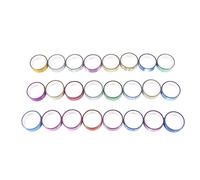 Zerodeko 10pcs Glitter Masking Tape Set Bopp Material, 1.5cm X 3meters Each, Decorative Self-adhesive Foil for Wrapping and Planner Organizing, Beautiful and Delicate DIY Craft Random Color
