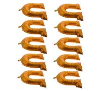 Zerodeko 10pcs Gold Horseshoe Foil Balloons U Shaped Party Decorations for Birthday Wedding Engagement Festivals Versatile Festive Accents Easy to Combine