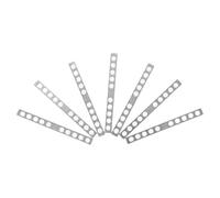 Zerodeko 10Pcs Guitar Pickup Height Adjustment Metal Spacer Bars 5.2Mm Width Precision Calibration Shims for 6-String Electric and Bass Guitars Acoustic Pickup Keeper Strips