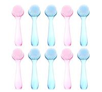 Zerodeko 10pcs Handle Grip Nail Brush for Cleaning Nails Fingernail Brush Scrub Cleaning for Hand Cleaner and Dust Removal Random Color
