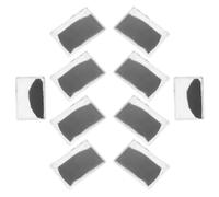 Zerodeko 10pcs Iron Powder Box for Physics Experiments with Magnetic Field Iron Filings Portable Plastic Teaching Guide Included for High School Science Classroom Demonstrations