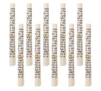 Zerodeko 10pcs Jewish Mezuzah Scrolls for Front Door, Authentic Hebrew Blessings on Paper with Rope, Spiritual Comfort Ornament for Daily Adornment and Housewarming Decor