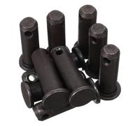 Zerodeko 10pcs Metal Forklift Mast Chain Link Joint Pins Replacement Parts for Commercial Forklift Operations for Warehouse and Logistics Use