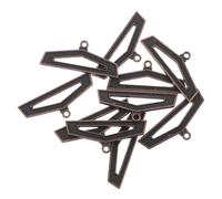 Zerodeko 10Pcs Metal Ribbon Buckles for Medal Display Copper Flat Rectangle Medal Hanger Clips with Ribbon Holder and Trophy Display
