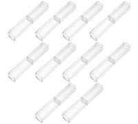 Zerodeko 10pcs Pen Case Pencil Box with Fixed Ring Design Versatile Plastic School Offerings Office Supplies for Family