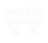 Zerodeko 10pcs Plastic Pickle Press Plates for Fermenting Lightweight Space-Saving Mesh Weights for Quick Pickling and Vegetable Pressing Easy to Clean Plastic Fermenting Supplies