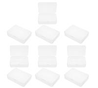 Zerodeko 10Pcs Snap Close Plastic Playing Card Storage Boxes 4X3 Inch Card Organizer Cases for Travel and Collection