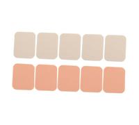 Zerodeko 10pcs Square Makeup Puff for Face Care Portable Cosmetic Pads with Strong Grip for Foundation Cream Concealer Blusher Powder Wet and Dry Use Natural Finish Go Application