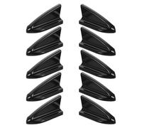 Zerodeko 10pcs Universal Car Shark Fin Antenna Replacement with Easy Installation Black Plastic Material for Suv and Car Sleek Sporty Design for Modification and Roof Decoration